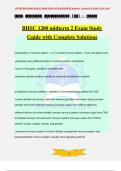 BHSC 1200 midterm 2 Exam Study Guide with Complete Solutions