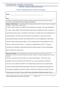 NR 439 Week 6 Assignment Reading Research Literature Worksheet (Summer 2019)