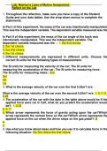 Straighterline introduction to physics (lab) phy250l lab 3 newton’s laws complete worksheet (new version august 2024) scored 100%