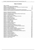 NSG388 Psychiatric Mental Health Nursing by Mary Townsend / all chapters complete questions and answers / Test Bank - Psychiatric Mental Health Nursing by Mary Townsend (9th Edition