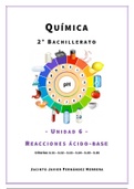 2º Bachillerato - Química - Unidad 06 - Reacciones ácido-base