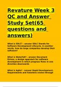 Revature Week 3 QC and Interview Study Set(65 questions and answers).