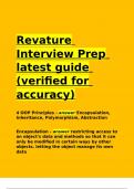 Revature Interview Prep latest guide (verified for accuracy)