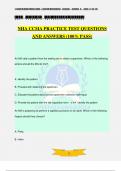 NHA CCMA PRACTICE TEST QUESTIONS AND ANSWERS (100% PASS)