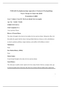 NURS 6630: Psychopharmacologic Approaches to Treatment of Psychopathology Week 9: Therapy for Clients with ADHD Presentations of ADHD Case 1: Volume 1, Case #13: The 8-year-old girl who was naughty (latest 2022/2023) complete solution