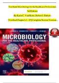 TEST BANK For Microbiology for the Healthcare Professional, 3rd Edition By Karin C. VanMeter, Robert J. Hubert ISBN 9780323757041 Chapters 1 - 25 | Complete Guide A+