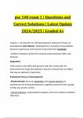 psc 140 exam 1 | Questions and Correct Solutions | Latest Update 2024/2025 | Graded A+