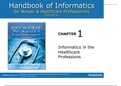 Handbook of informatics for nurses and Healthcare Professionals NR 361