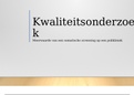 Presentatie Kwaliteitsonderzoek W3 somatiek in de psychiatrie