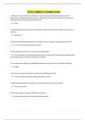 XCEL Chapter 11 Chapter Exam 