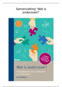 Samenvatting 'Wat is onderzoek?' Business Research Skills