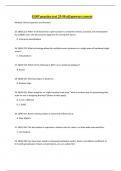 GISP practice test 25-50 all answers correct