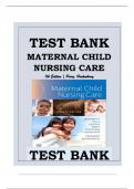 TEST BANK FOR MATERNAL CHILD NURSING CARE 7TH EDITION BY SHANNON E. PERRY, MARILYN J. HOCKENBERRY, MARY CATHERINE CASHION CHAPTER 1-50 COMPLETE GUIDE LATEST UPDATE