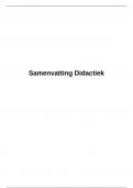 samenvatting didactiek