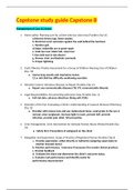 Chamberlain College of Nursing - NR 466 ATI Capstone A and B study guide./ATI RN Capstone study guide Capstone B