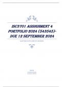 ISC3701 Assignment 4 PORTFOLIO 2024 (543545)- DUE 12 September 2024