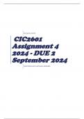 CIC2601 Assignment 4 2024 - DUE 2 September 2024