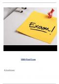 HRB Final Exam ( Latest 2024 / 2025 ) Actual Questions and Answers 100% Correct