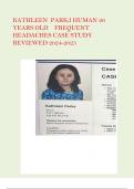 KATHLEEN PARK;I HUMAN 26  YEARS OLD FREQUENT  HEADACHES CASE STUDY  REVIEWED 2024-