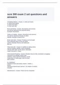 scm 300 exam 2 set questions and answers