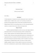 C158 .edited.docx  C158  Implementing Change  Western Governors University  Title of Paper  Introduction   In a large organization, it is essential to have policies and procedures in place in order to have a standard of practice. In addition to that, it c