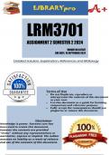 LRM3701 Assignment 2 (COMPLETE ANSWERS) Semester 2 2024 (547487) - DUE 16 September 2024