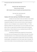 Policy Brief.docx  D025  Policy Brief: Ohios Infant Mortality Rate  Western Governors University  D025: Essentials of Advanced Nursing Roles and Interprofessional Practiceƒ  Policy Brief: Ohios Infant Mortality Rate  Executive Summary  Summary of the Cont