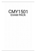 CMY1501 EXAM PACK