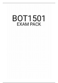 BOT1501 EXAM PACK 2021