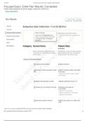 NURS 3315 Focused Exam- Chest Pain | Completed | Shadow Health.