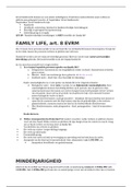 Samenvatting personen- en familierecht / burgerlijk procesrecht