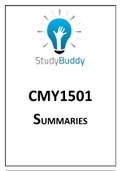 CMY1501 NOTES 2022