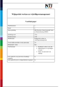 Paper Wijkgericht werken en vrijwilligersmanagement. Cijfer 7.4 (inclusief beoordelingsformulier) Cohort 0915 Versie 1