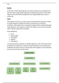 P3 - Describe how 2 businesses are organised Unit 1 (P4) - Explain how their style of organisation helps them to fulfil their purposes