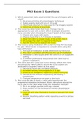 PN3 Exam 1 Questions Completed  MCQs=correct answers highlighted'