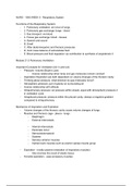 Respiratory System overview