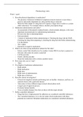 Exam (elaborations) PHARM 180(Pharm 180 Notes for Quizzes) (PHARM 180(Pharm 180 Notes for Quizzes)) 