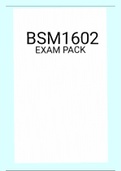 BSM1602 EXAM PACK 