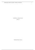 Article Review Denial of Service.docx    Article Review - Denial of Service  ISSC 363  Distributed Denial of Service  Rouse (2013) defines distributed denial of service as œan attack in which multiple compromised computer systems attack a target, such as 