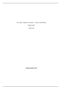 CMGT 445 Week 1 Case Study.docx    Case Study: Appliance Warehouse “ Analysis and Planning  Student Name  CMGT/445  Organizational Chart  SWOT Analysis Diagram  Mission Statement  ï‚§To provide an honest, reliable, and efficient sales and services for all