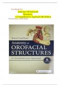 Test Bank For Anatomy Of Orofacial Structures: A Comprehensive Approach 8th Edition By Richard W Brand, Donald E Isselhard with COMPLETE SOLUTIONS 2024