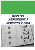 MNO3706 Assignment 3 (ANSWERS) Semester 2 2024 - DISTINCTION GUARANTEED. (DETAILED ANSWERS - DISTINCTION GUARANTEED!)