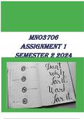 MNO3706 Assignment 1 Semester 2 2024 QUESTIONS WITH COMPLETE ANSWERS LATEST SOLUTIONS