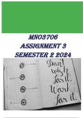 MNO3706 Assignment 3 Semester 2 2024 QUESTIONS WITH COMPLETE ANSWERS LATEST SOLUTIONS