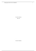 Executive Summary.docx    Executive Summary  ISSC 363  Executive Summary  A network analysis condycted was used to generate two reports, the ZenmapÂ® GUI (Nmap) report and NessusÂ® reports. In the Nmap, an open Cisco Adaptive Security appliance device Por