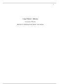 MKTCB574 Comp2 Mod3 Reflection.doc    Comp 2/Module 3 - Reflection  University of Phoenix  MKTCB/574: Marketing Social, Mobile, And Analytics  Comp 2/Module 3 “ Reflection  Data is now used in nearly every industry to acquire customers, retain them, and b