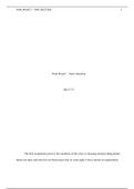 MGT517 WK1Assignment.docx    Final Project “ Topic Selection   MGT 517  The first assignment given to the members of this class is choosing and providing details about our topic selection for our final project due in week eight. I have chosen an organizat