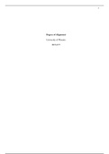 Week 1 Essay.doc    Degree of Alignment  University of Phoenix  BUS/475  Degree of Alignment  The idea of Netflix came from an idea by Reed Hastings, now CEO of Netflix, who experienced a late fee he rented from a video store. Hastingss idea came from the