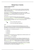 Samenvatting Biologie - Hoofdstuk 3: Genetica - Havo 4