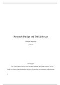 Research Design and Ethical Issues.docx    Research Design and Ethical Issues  University of Phoenix  CJA/345  Introduction  Then criminal justice field has overcome many obstacles throughout itsfruition. Society hardly ever thinks about offenders once th